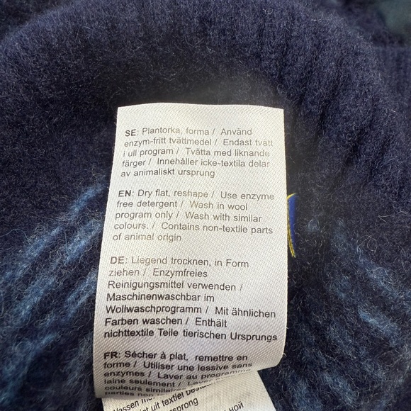 Fjallraven Ovik Nordic Sweater Womens Blue - Picture 10 of 16